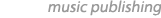 music publishing